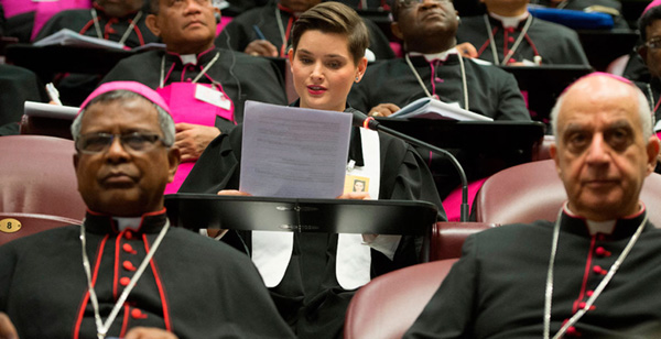 Hussite priestess at the synod -1